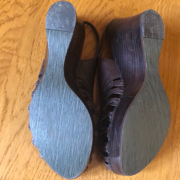 Platform sandals size 8 - Picture 4 of 9